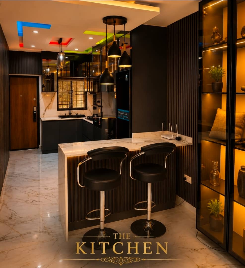 Fully fitted modern kitchen at The Sterling Suite duplex